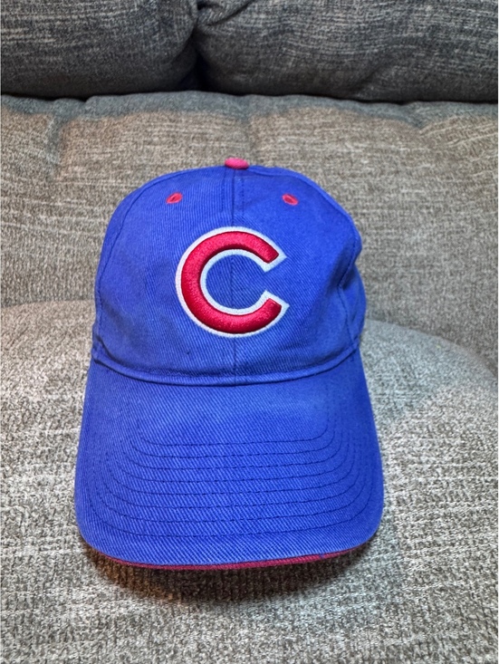 New Era Other - Chicago Cubs Fan Favorite Adjustable Baseball Hat Cap Blue Red